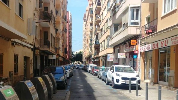 Carrer del barri de Santa Pagesa dins el projecte Illa Verda